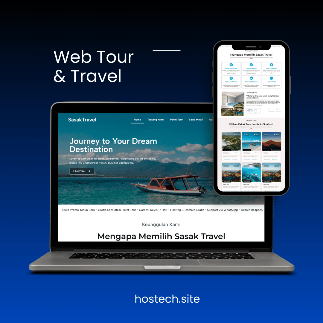 Portfolio Hostech (WEB TOUR and TRAVEL)