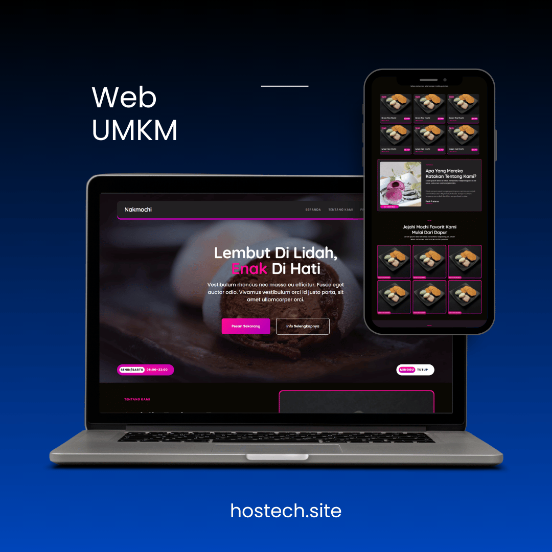 Portfolio Hostech (WEB UMKM)