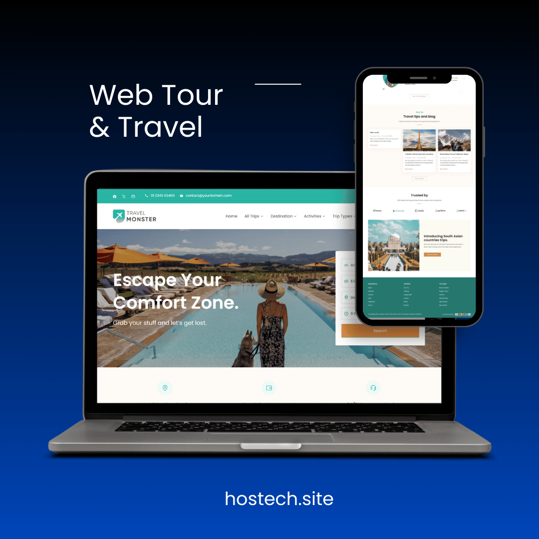 Portfolio Hostech (WEB TOUR and TRAVEL)